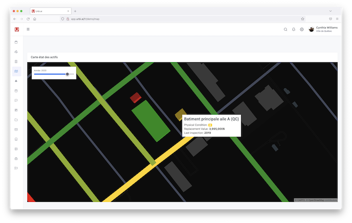Urbi.ai Assets tracking